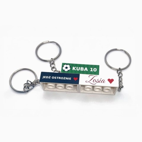 Brelok klocek personalizowany z imieniem napisem datą prezent upominek