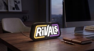 Lampka LED z logo Roblox Rivals, podświetlenie RGB